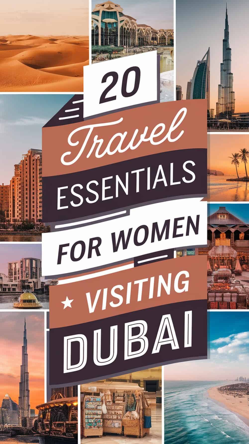 20 Must-Have Travel Essentials for Women Visiting Dubai